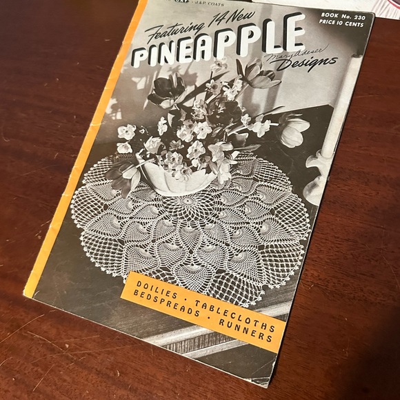 Spool Cotton Crochet Books 1940s Learn 170 Bedspreads 151 Pineapple Doilies 230 - Picture 7 of 16